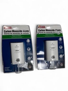 Kidde White Plug-In Carbon Monoxide Alarm with Battery Backup 2 pack